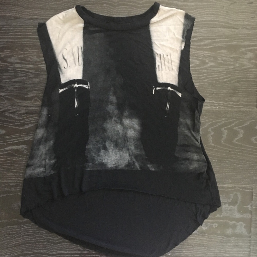 All saints crop top